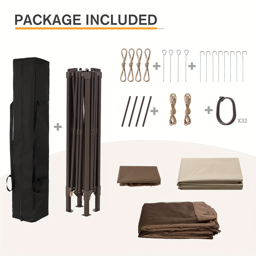 Removable Zippered Mosquito Netting for Outdoor Gazebo, Privacy Mesh Curtain with Hooks for Patio Canopy Pergola
